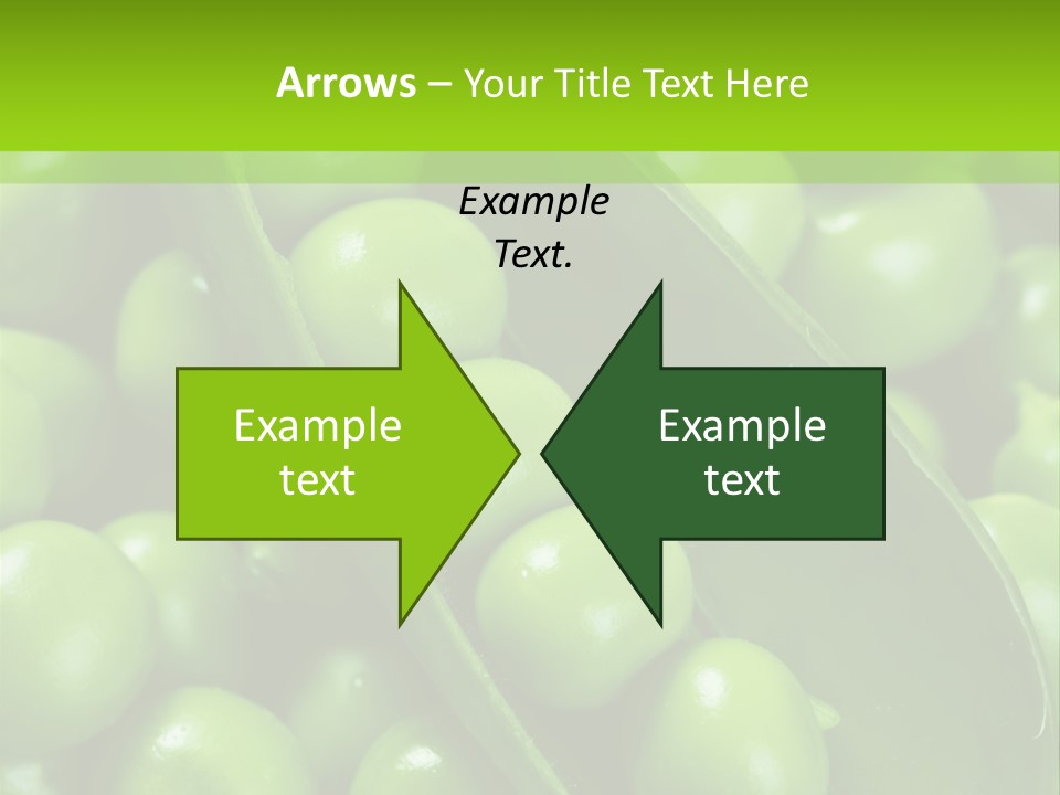 Pea Food Food Ingredient PowerPoint Template