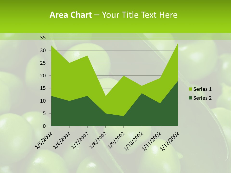 Pea Food Food Ingredient PowerPoint Template