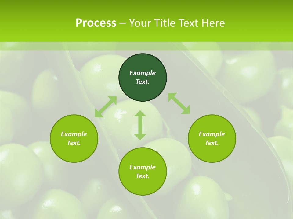 Pea Food Food Ingredient PowerPoint Template