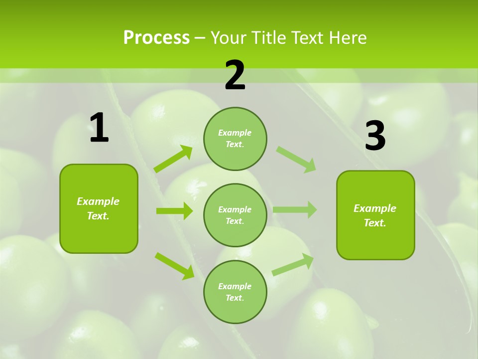 Pea Food Food Ingredient PowerPoint Template