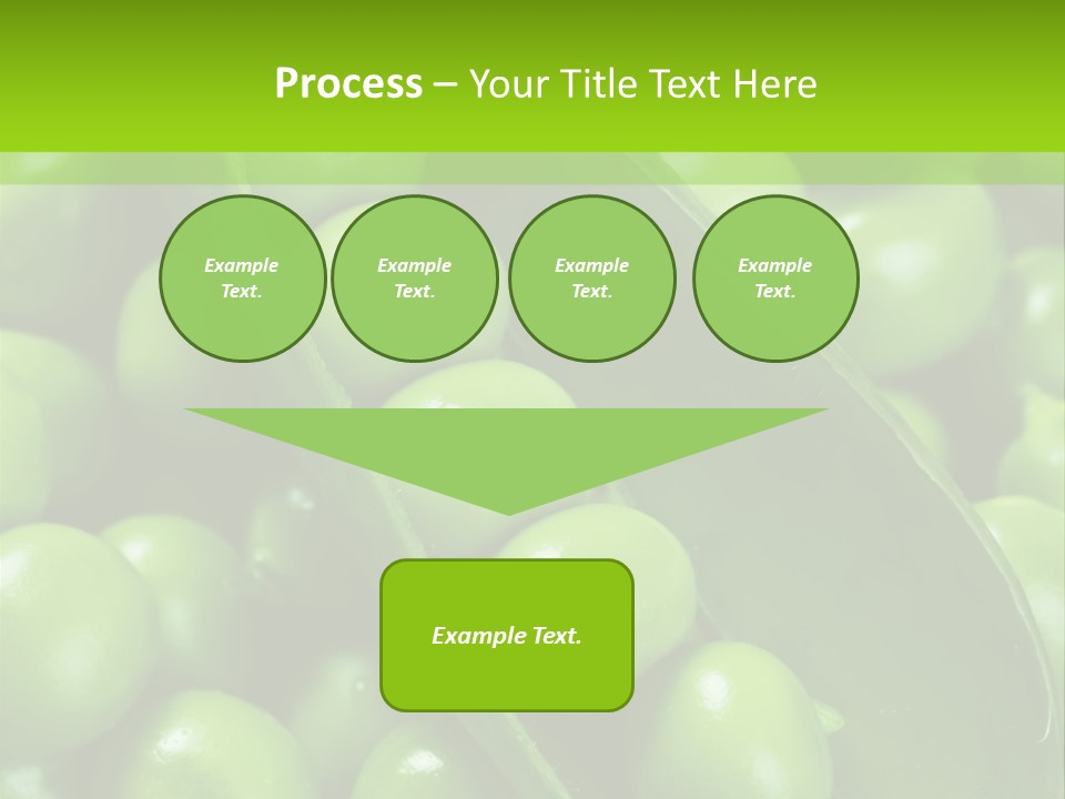 Pea Food Food Ingredient PowerPoint Template