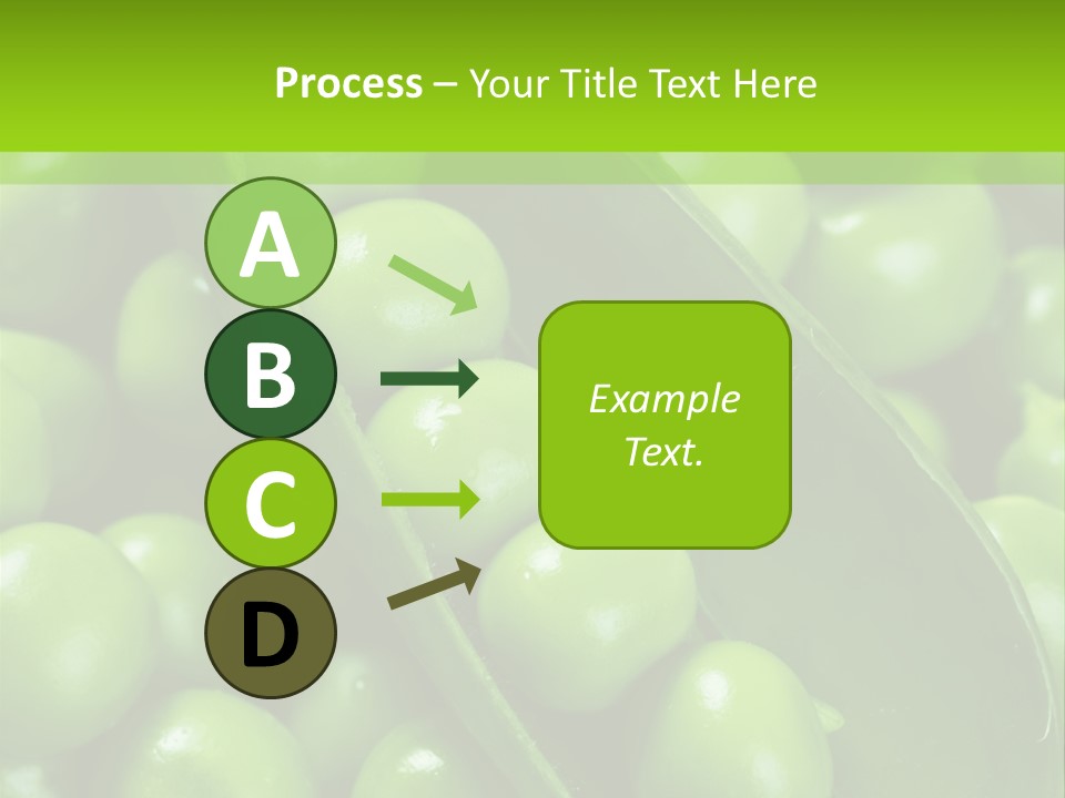 Pea Food Food Ingredient PowerPoint Template
