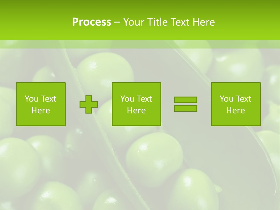 Pea Food Food Ingredient PowerPoint Template