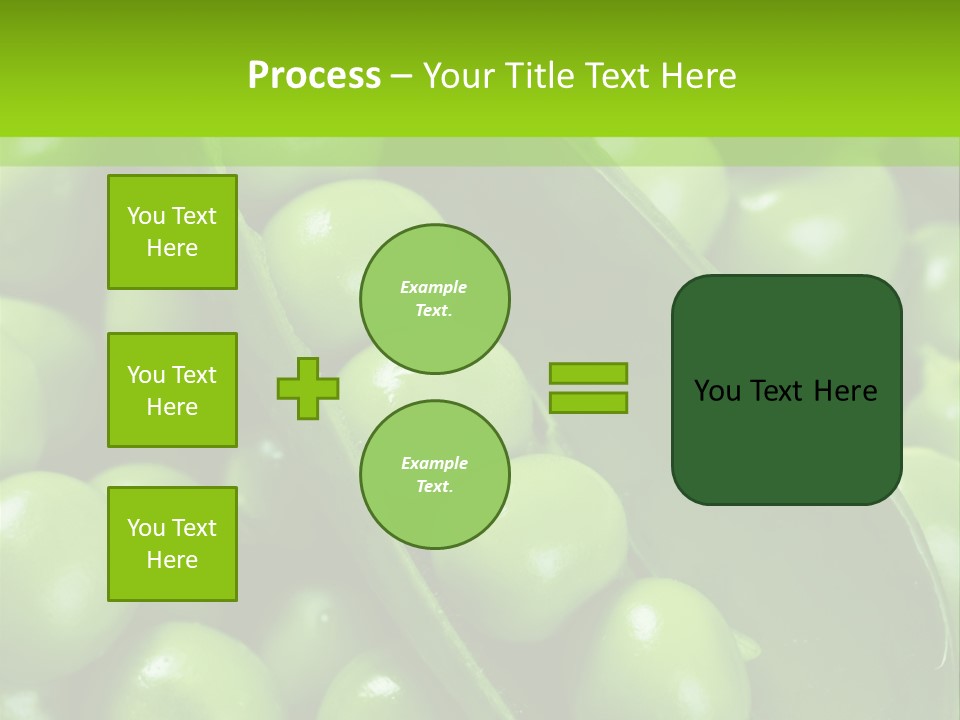 Pea Food Food Ingredient PowerPoint Template