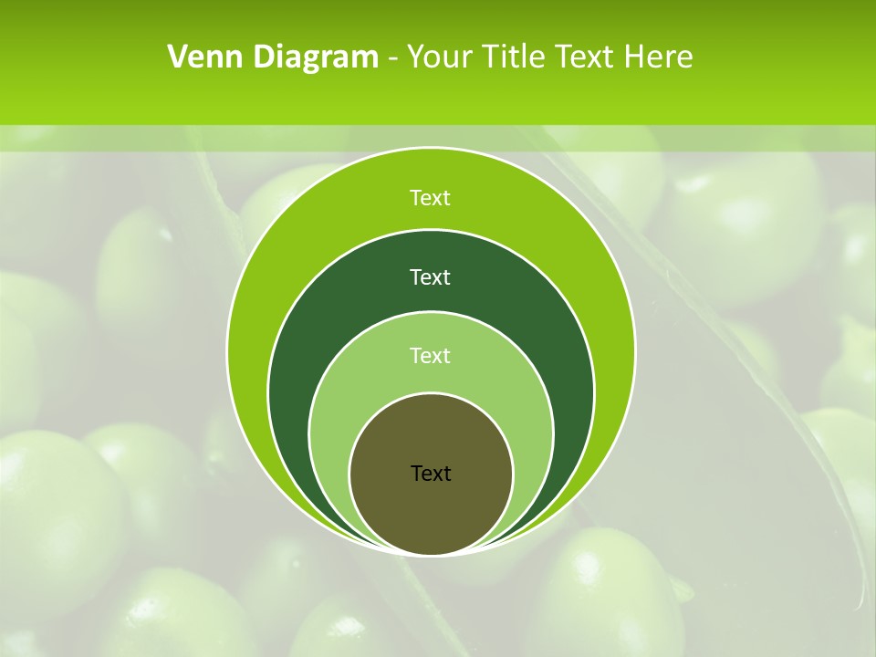Pea Food Food Ingredient PowerPoint Template