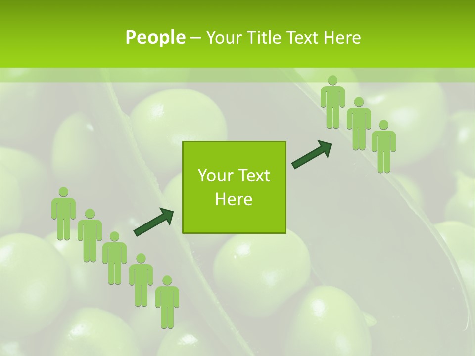 Pea Food Food Ingredient PowerPoint Template