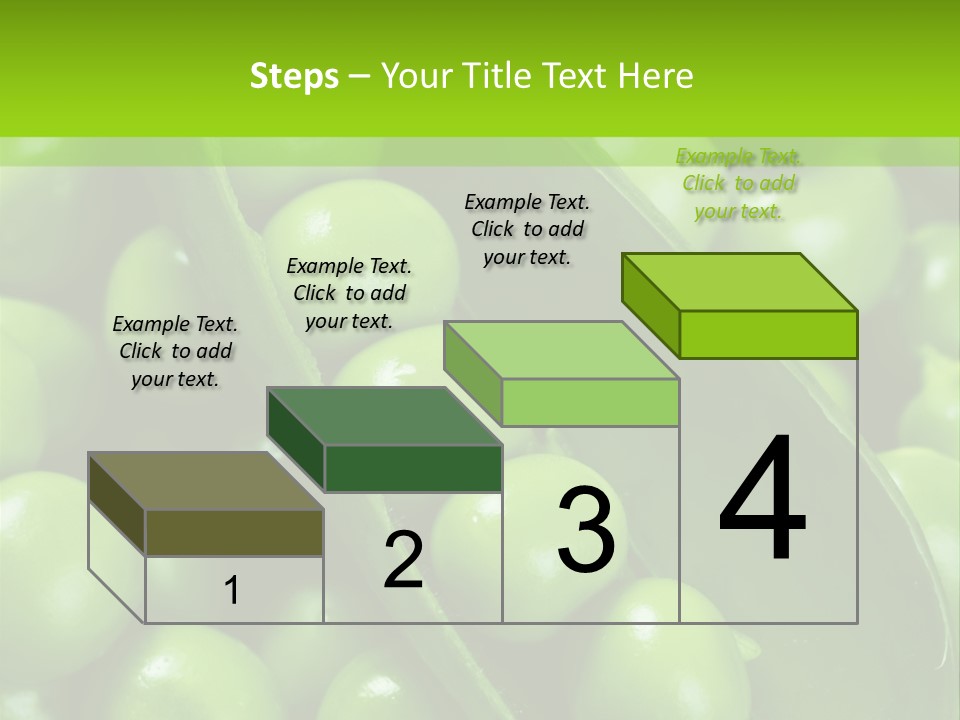 Pea Food Food Ingredient PowerPoint Template