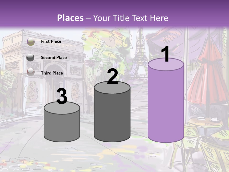 Travel Street Background PowerPoint Template