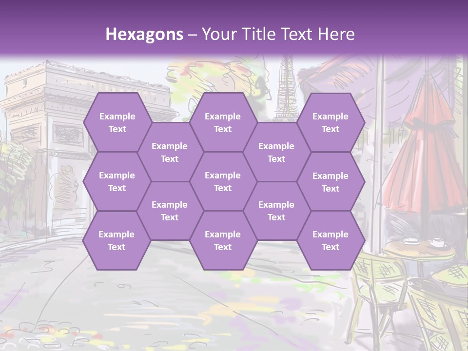 Travel Street Background PowerPoint Template