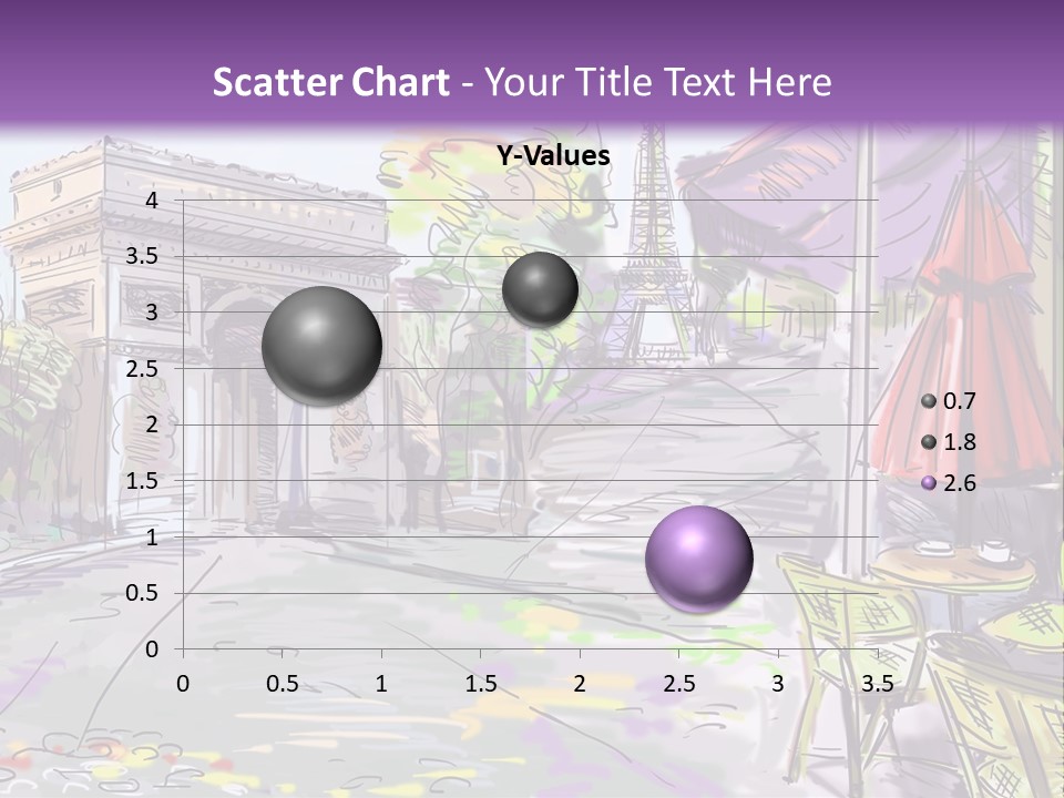 Travel Street Background PowerPoint Template