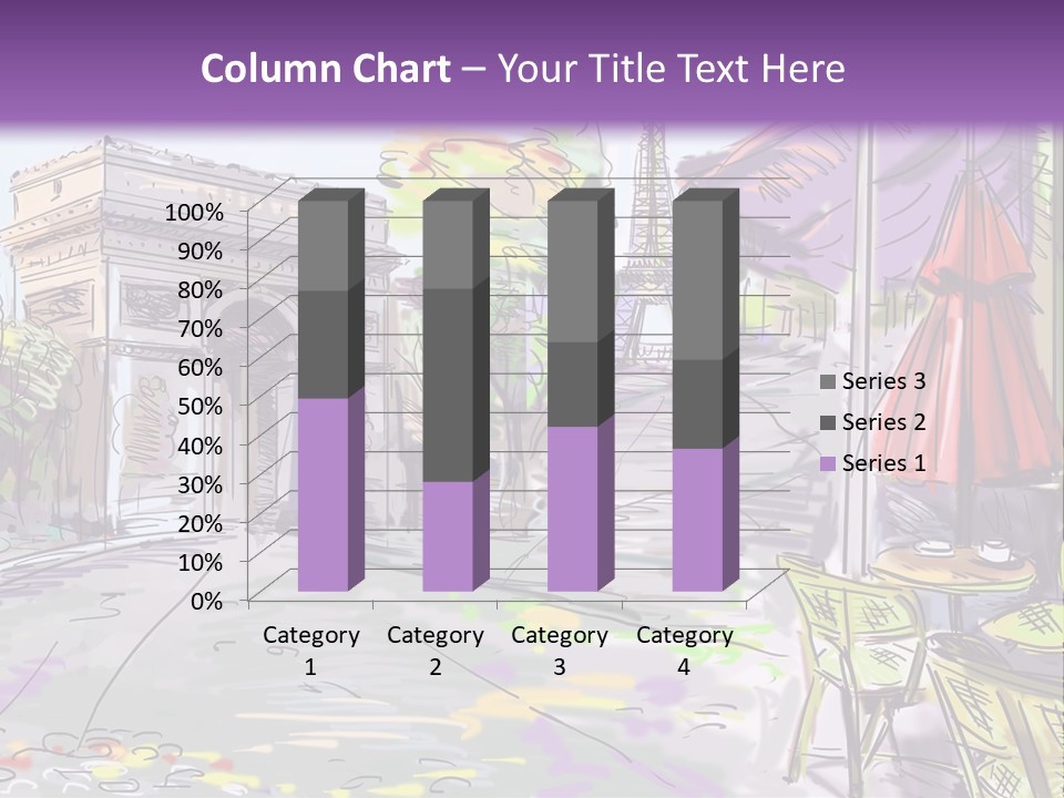 Travel Street Background PowerPoint Template