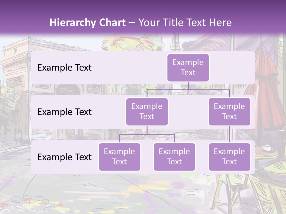 Travel Street Background PowerPoint Template