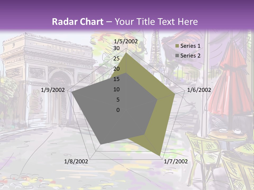 Travel Street Background PowerPoint Template