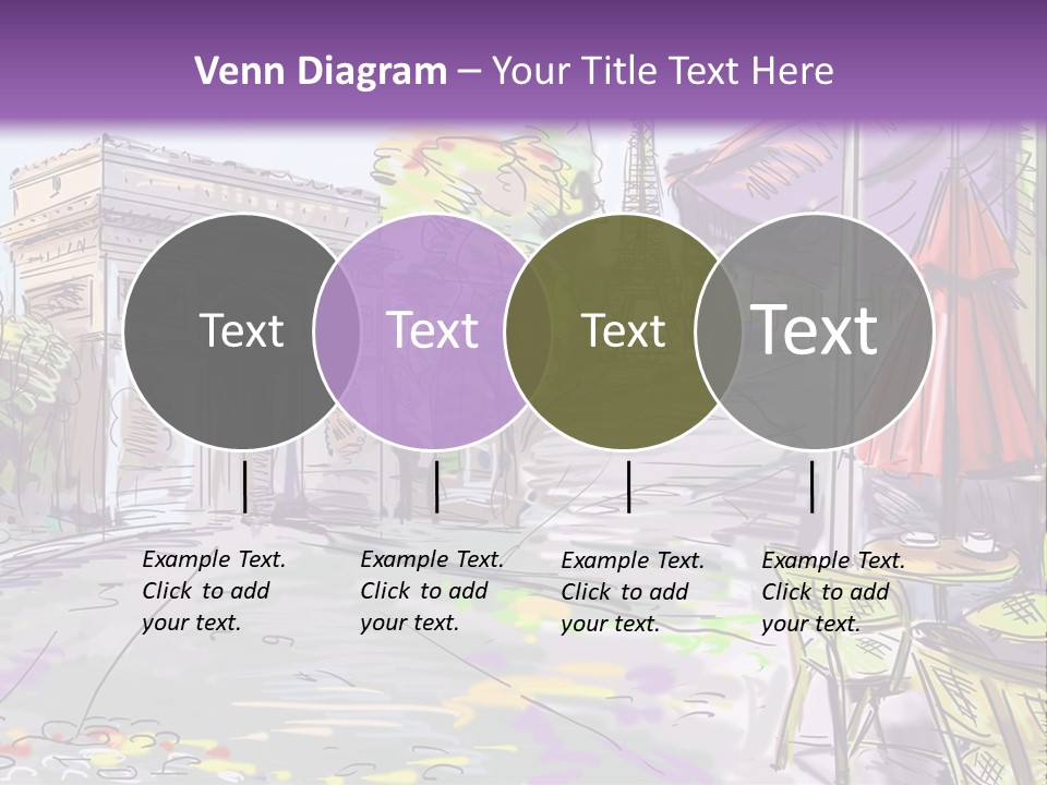 Travel Street Background PowerPoint Template