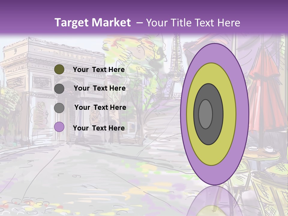 Travel Street Background PowerPoint Template