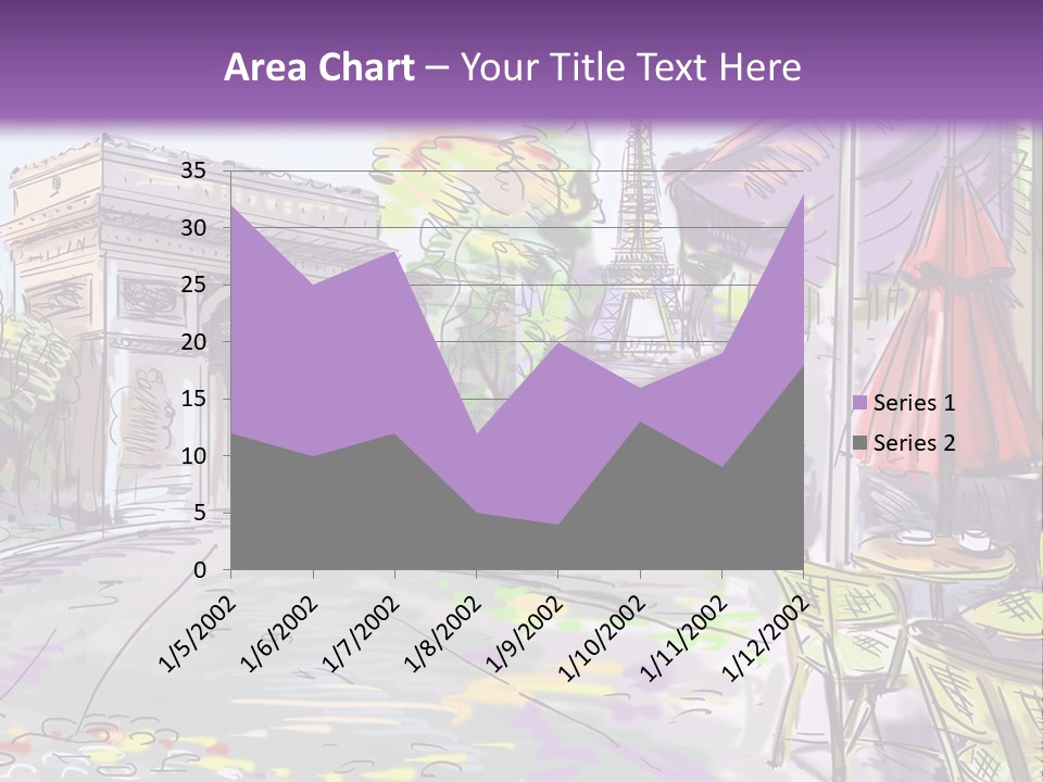 Travel Street Background PowerPoint Template