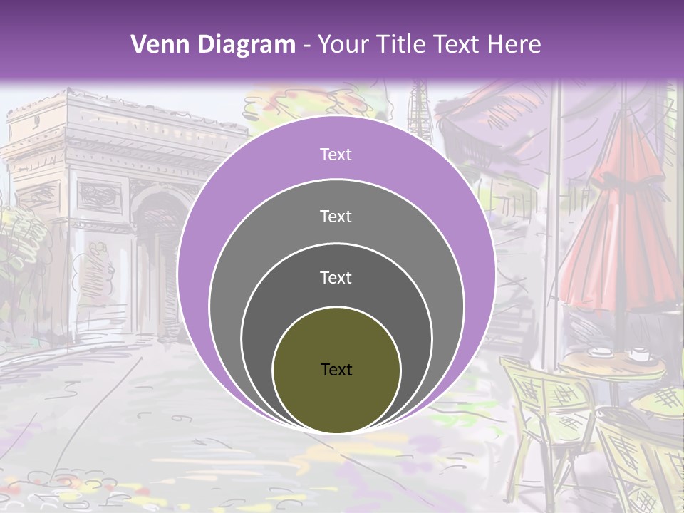 Travel Street Background PowerPoint Template