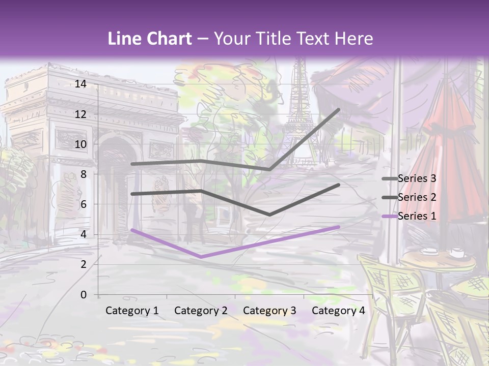 Travel Street Background PowerPoint Template