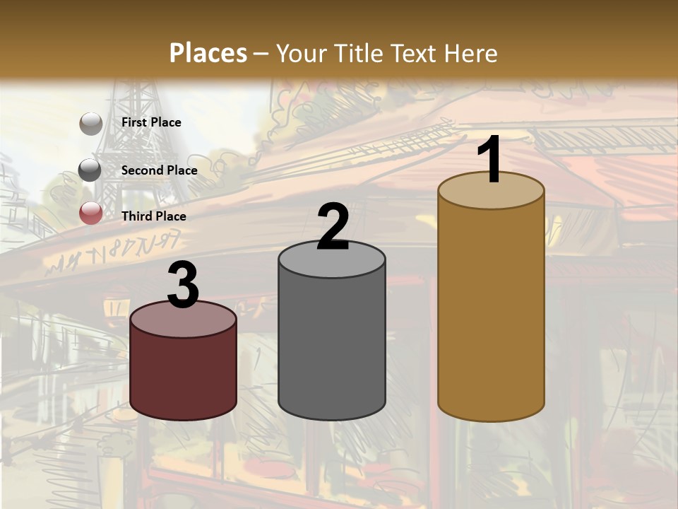 Monument Sketch Style PowerPoint Template