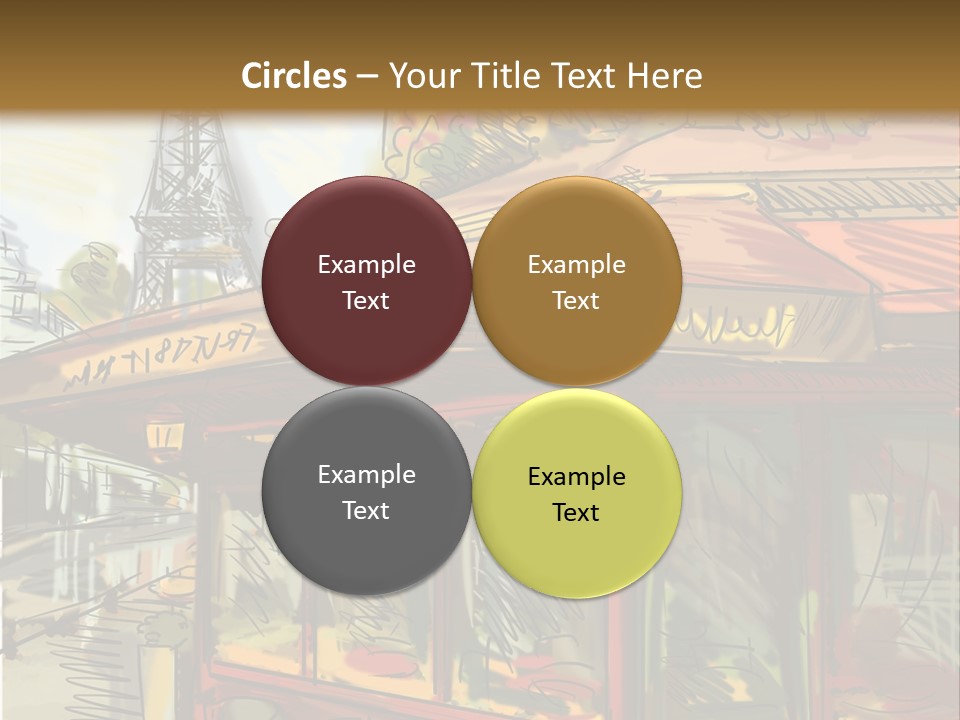 Monument Sketch Style PowerPoint Template