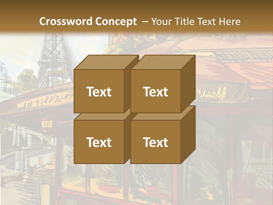 Monument Sketch Style PowerPoint Template