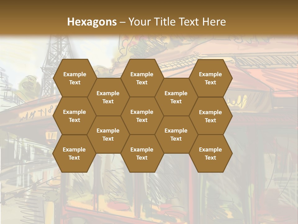 Monument Sketch Style PowerPoint Template