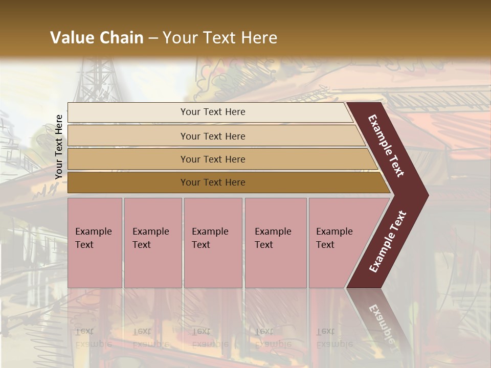 Monument Sketch Style PowerPoint Template