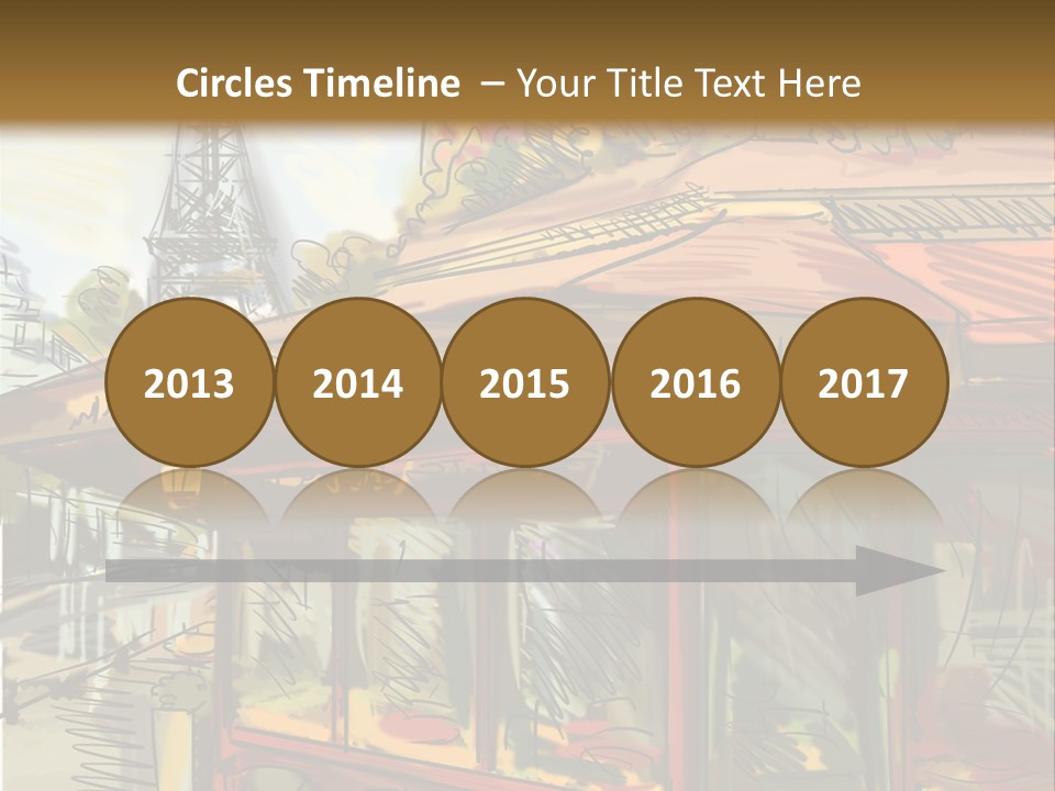 Monument Sketch Style PowerPoint Template