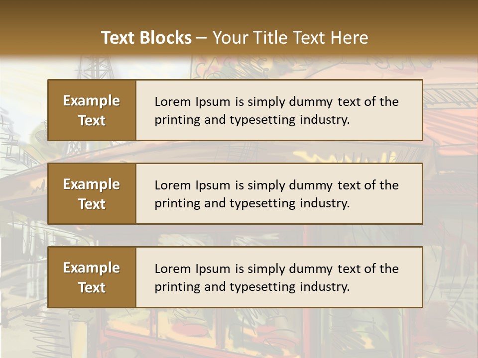Monument Sketch Style PowerPoint Template