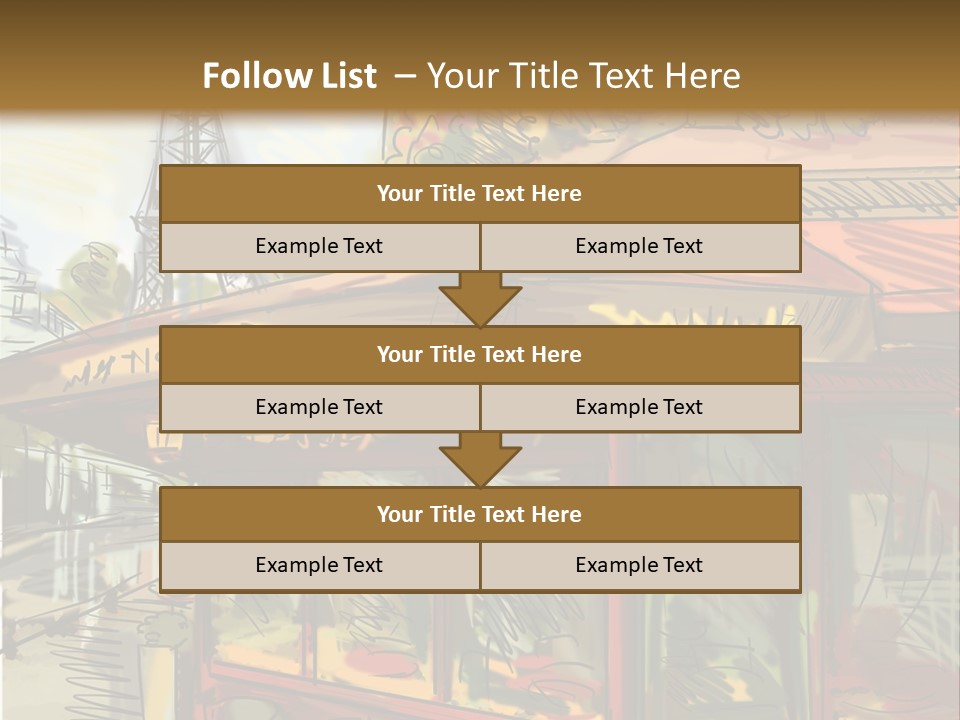 Monument Sketch Style PowerPoint Template