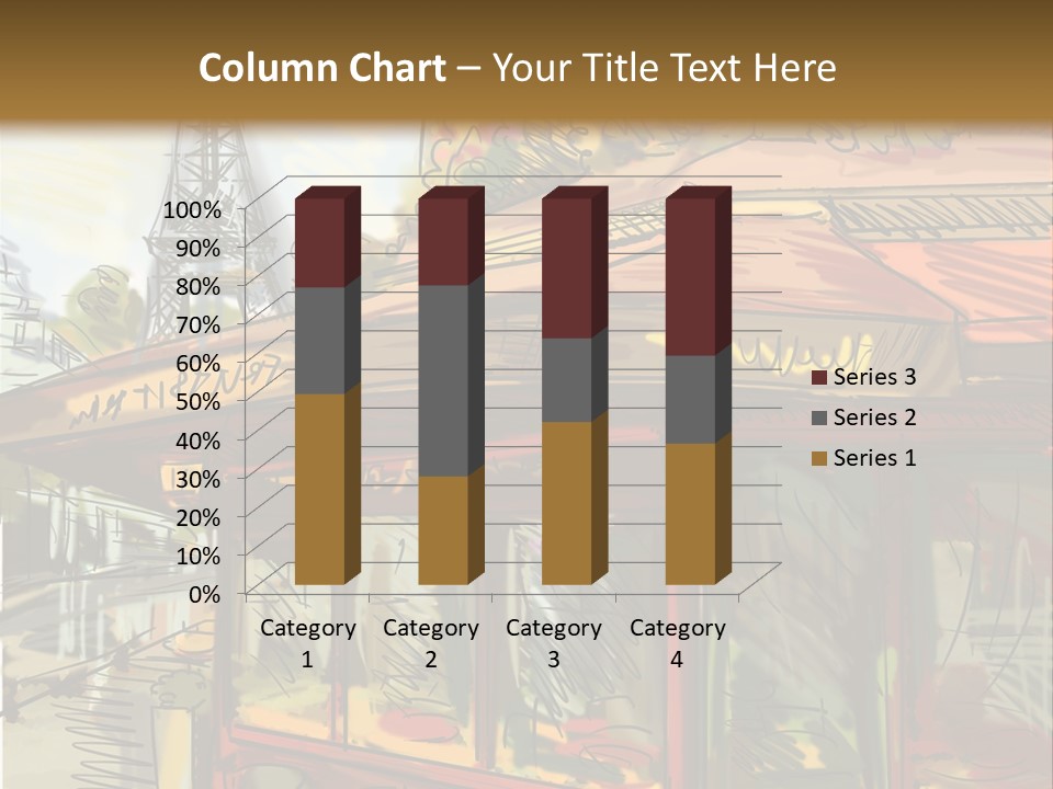 Monument Sketch Style PowerPoint Template