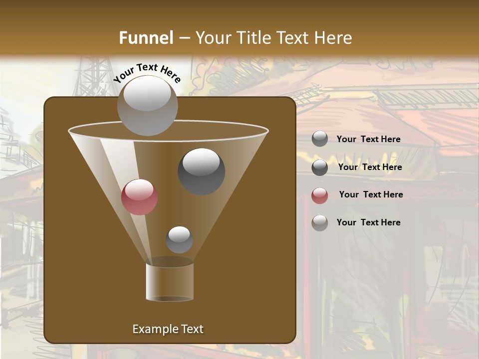Monument Sketch Style PowerPoint Template