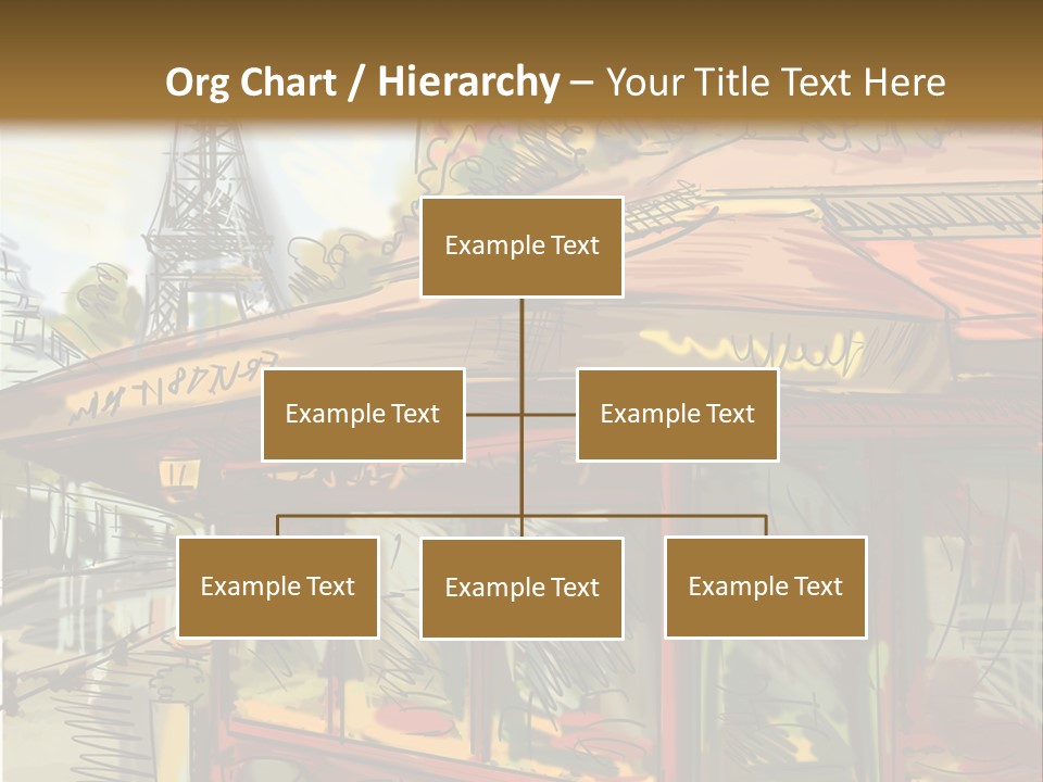 Monument Sketch Style PowerPoint Template