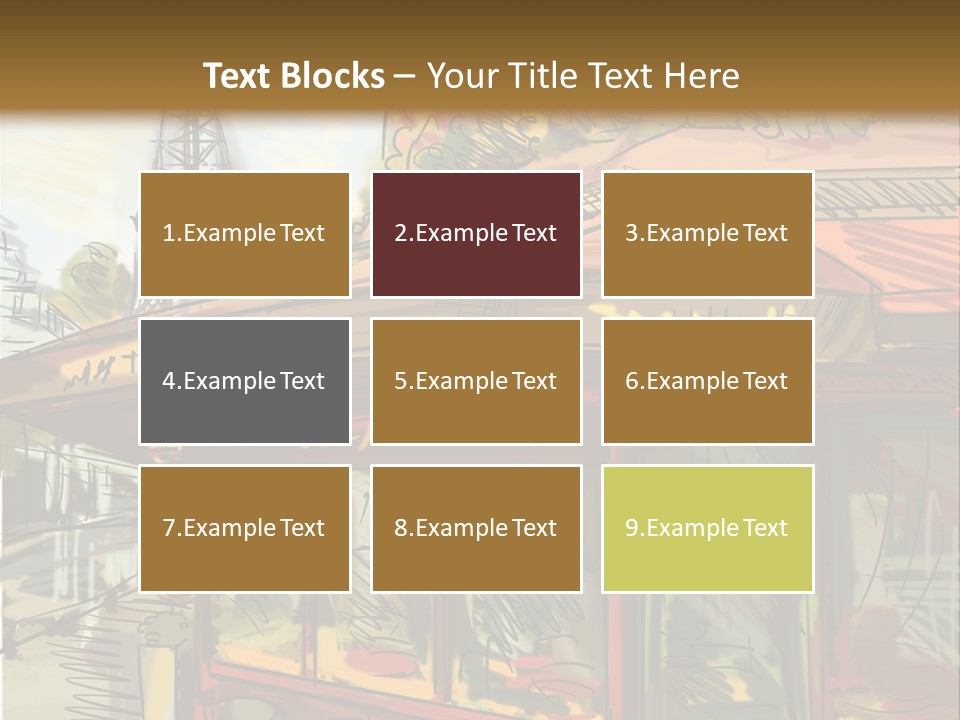 Monument Sketch Style PowerPoint Template