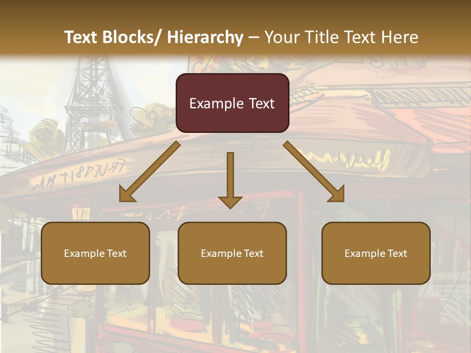 Monument Sketch Style PowerPoint Template