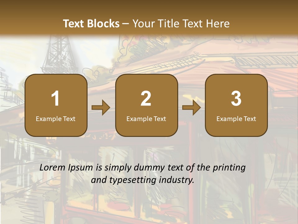 Monument Sketch Style PowerPoint Template