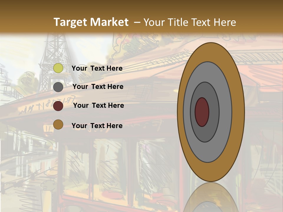 Monument Sketch Style PowerPoint Template