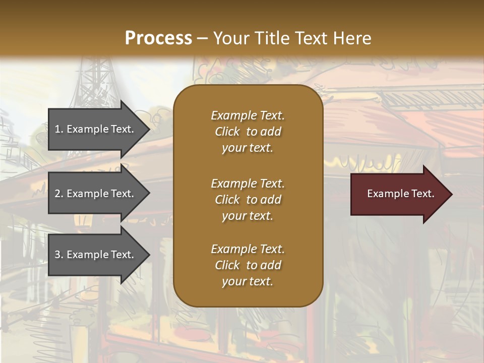 Monument Sketch Style PowerPoint Template
