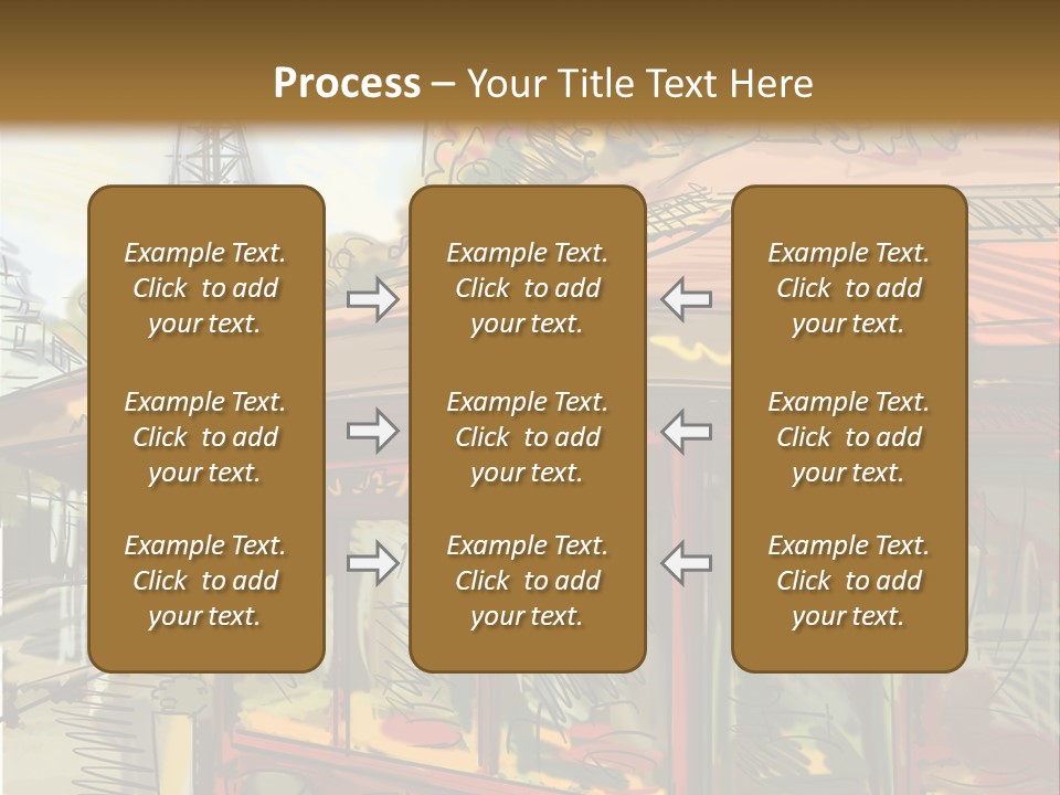 Monument Sketch Style PowerPoint Template
