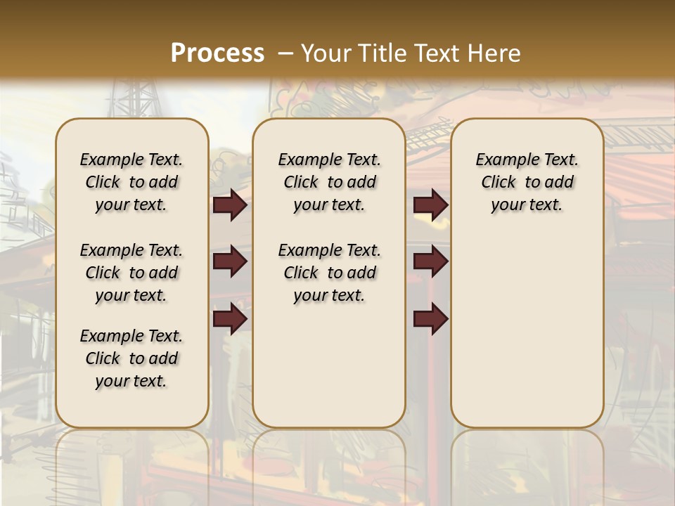 Monument Sketch Style PowerPoint Template