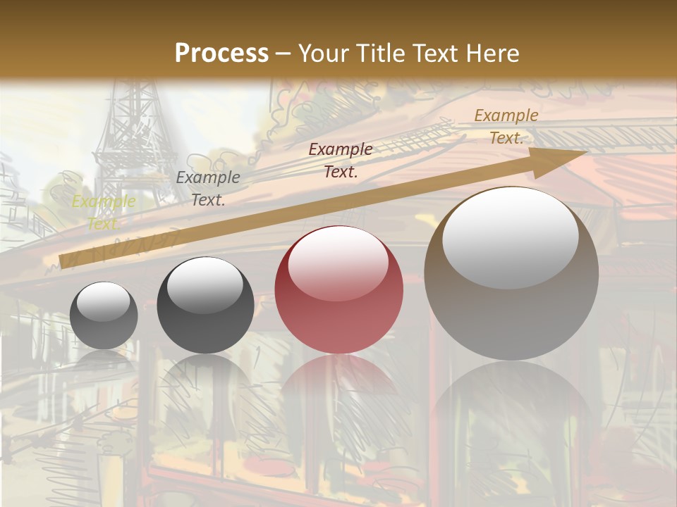Monument Sketch Style PowerPoint Template
