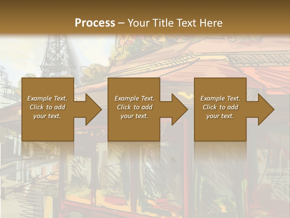 Monument Sketch Style PowerPoint Template