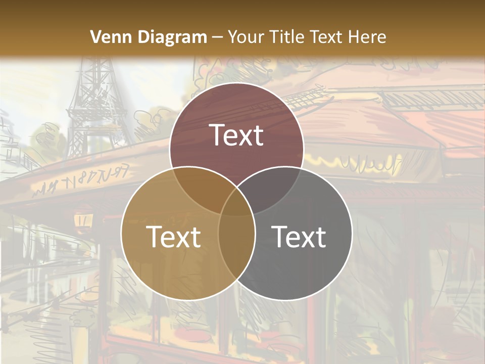 Monument Sketch Style PowerPoint Template