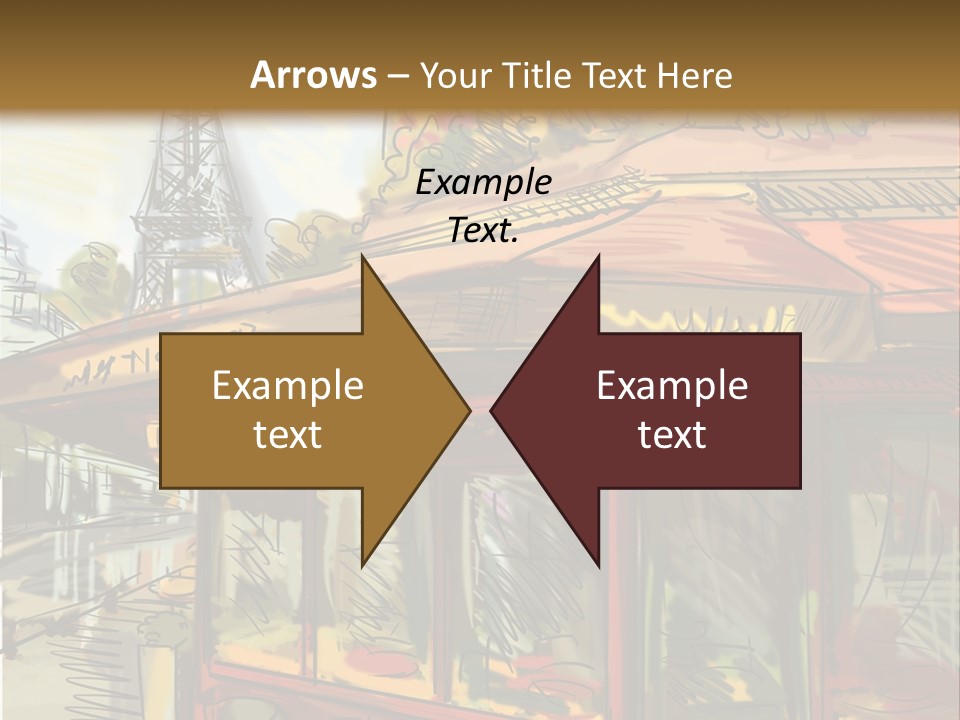 Monument Sketch Style PowerPoint Template