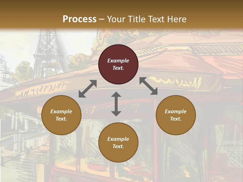 Monument Sketch Style PowerPoint Template