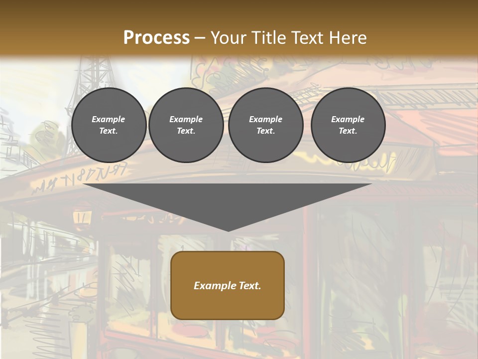 Monument Sketch Style PowerPoint Template