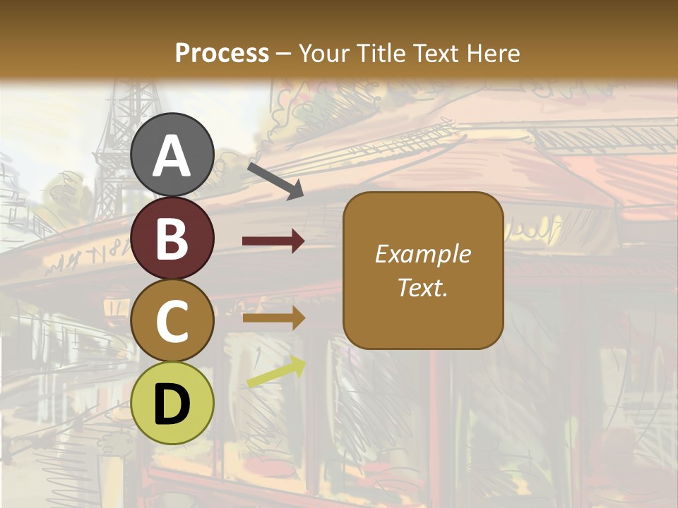 Monument Sketch Style PowerPoint Template