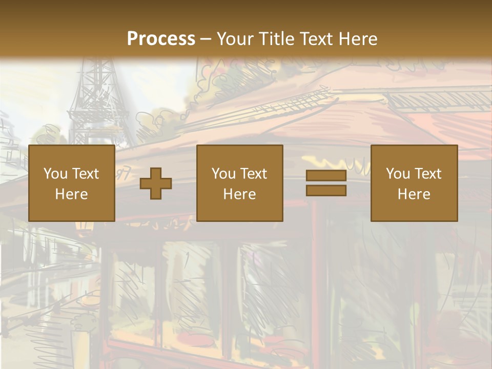 Monument Sketch Style PowerPoint Template