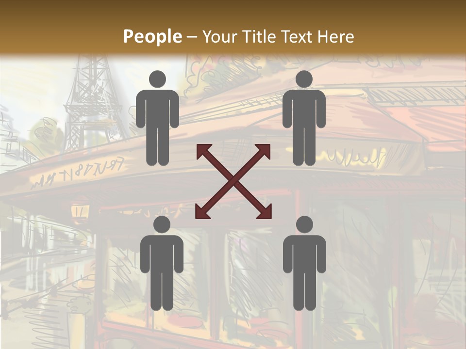 Monument Sketch Style PowerPoint Template