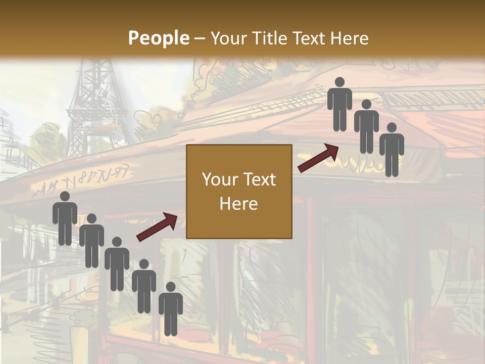 Monument Sketch Style PowerPoint Template